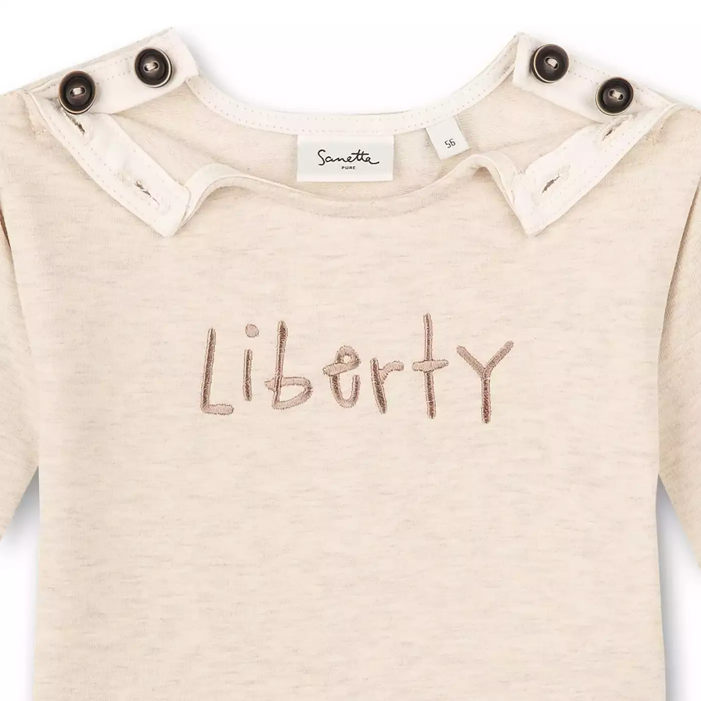 Sweatshirt Liberty Sanetta Beige 2004579865105 4