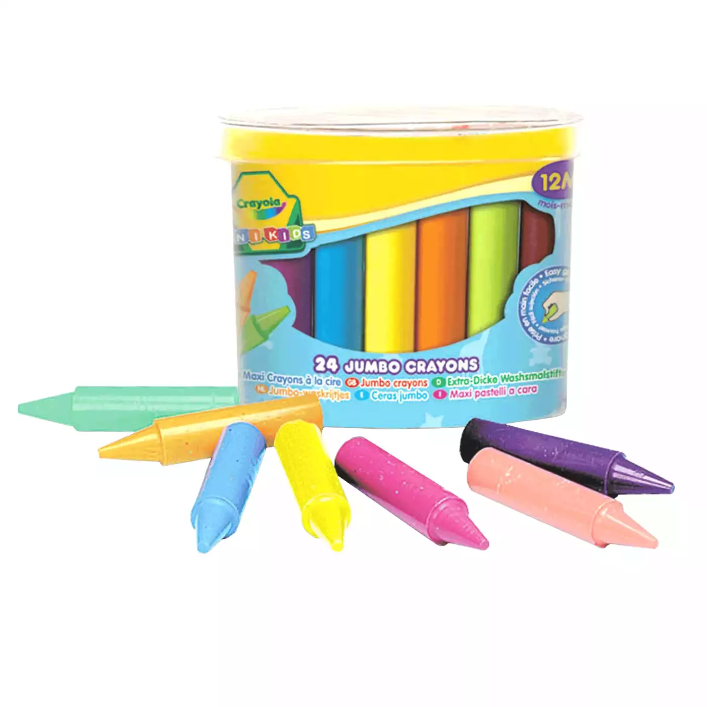 Mini Kids 24 Jumbo Wachsmalstifte Crayola 2000564442702 3
