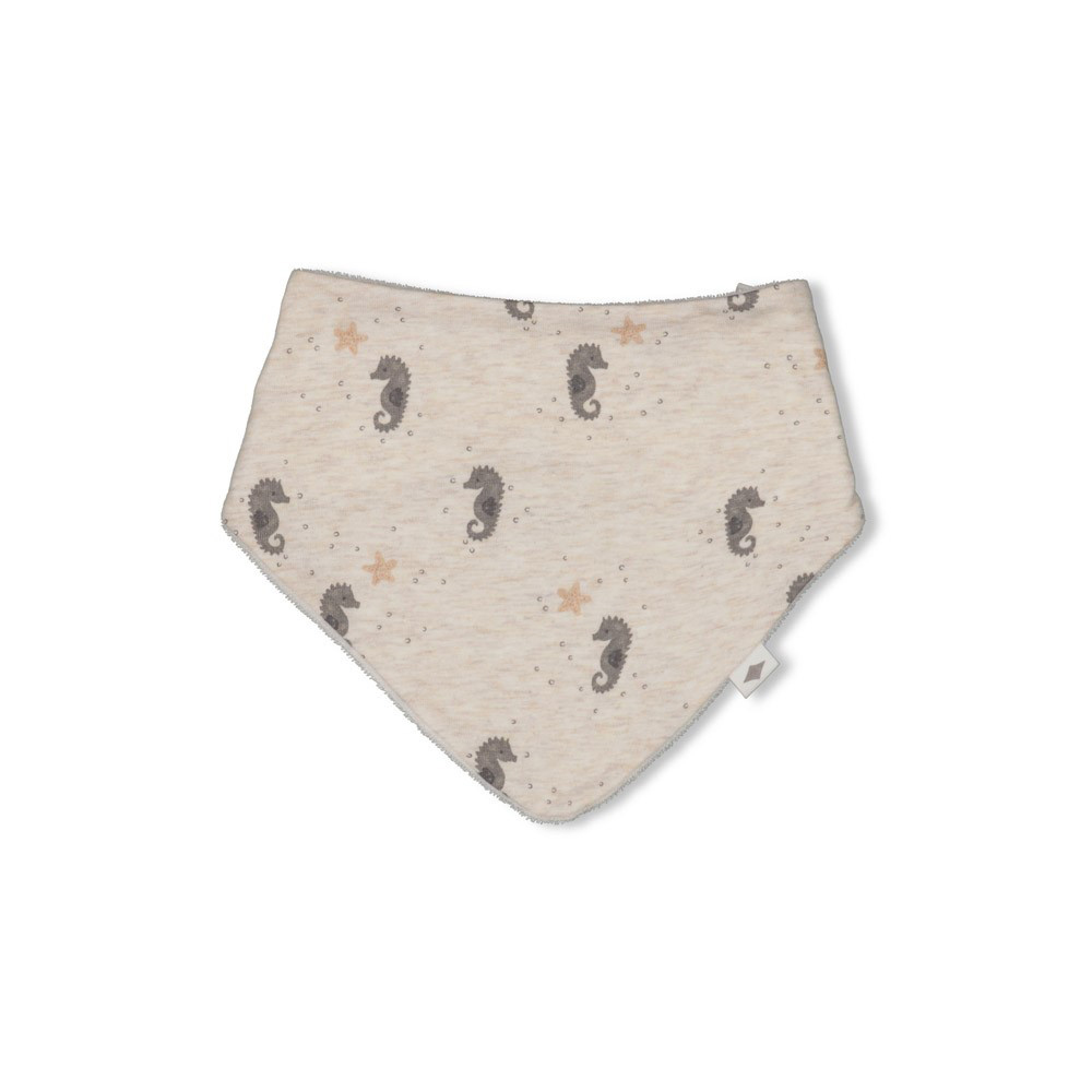 Dreieckstücher & Halstücher, FEETJE, Beige – Besonderheit: All Over Print Seepferdchen