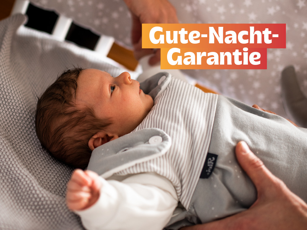 Gute-Nacht-Garantie: Baby im Winterschlafsack!