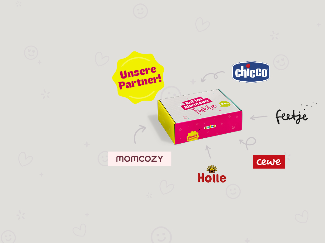 Welcome Box mit den teilnehmenden Herstellern