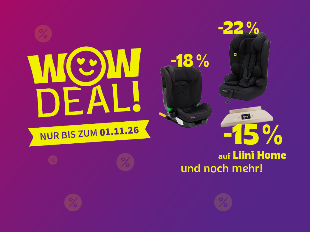 WOW Deal! Nur bis 01.11.26. Lila gelb. Aktionen entdecken!