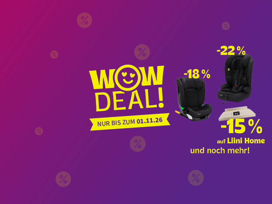 WOW Deal! Nur bis 01.11.26. Lila gelb. Aktionen entdecken!