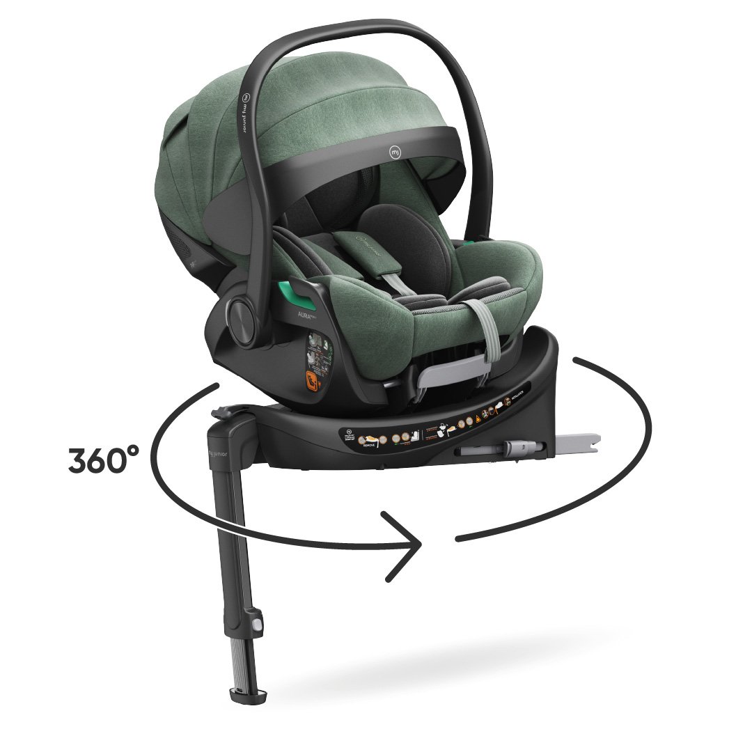 Babyschalen 0-13 kg, Gruppe 0+, My junior, Grün – Produktansicht