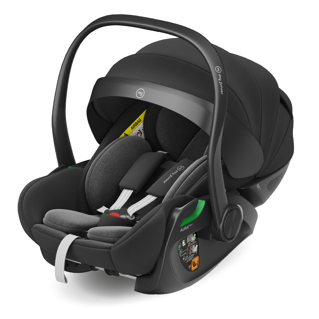 Babyschalen 0-13 kg, Gruppe 0+, My junior, Schwarz – Produktansicht