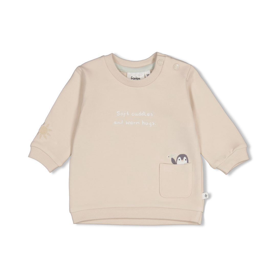Pullover & Sweatshirts, FEETJE, Beige – Besonderheit: aus 96% Baumwolle