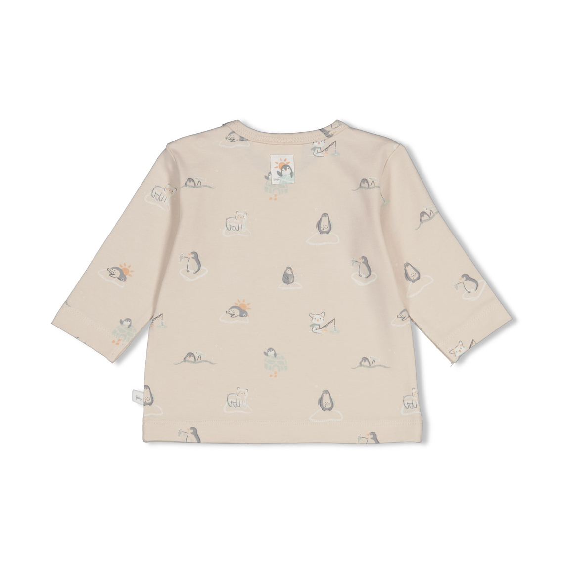 Langarmshirts, FEETJE, Beige – Besonderheit: aus 94% Baumwolle