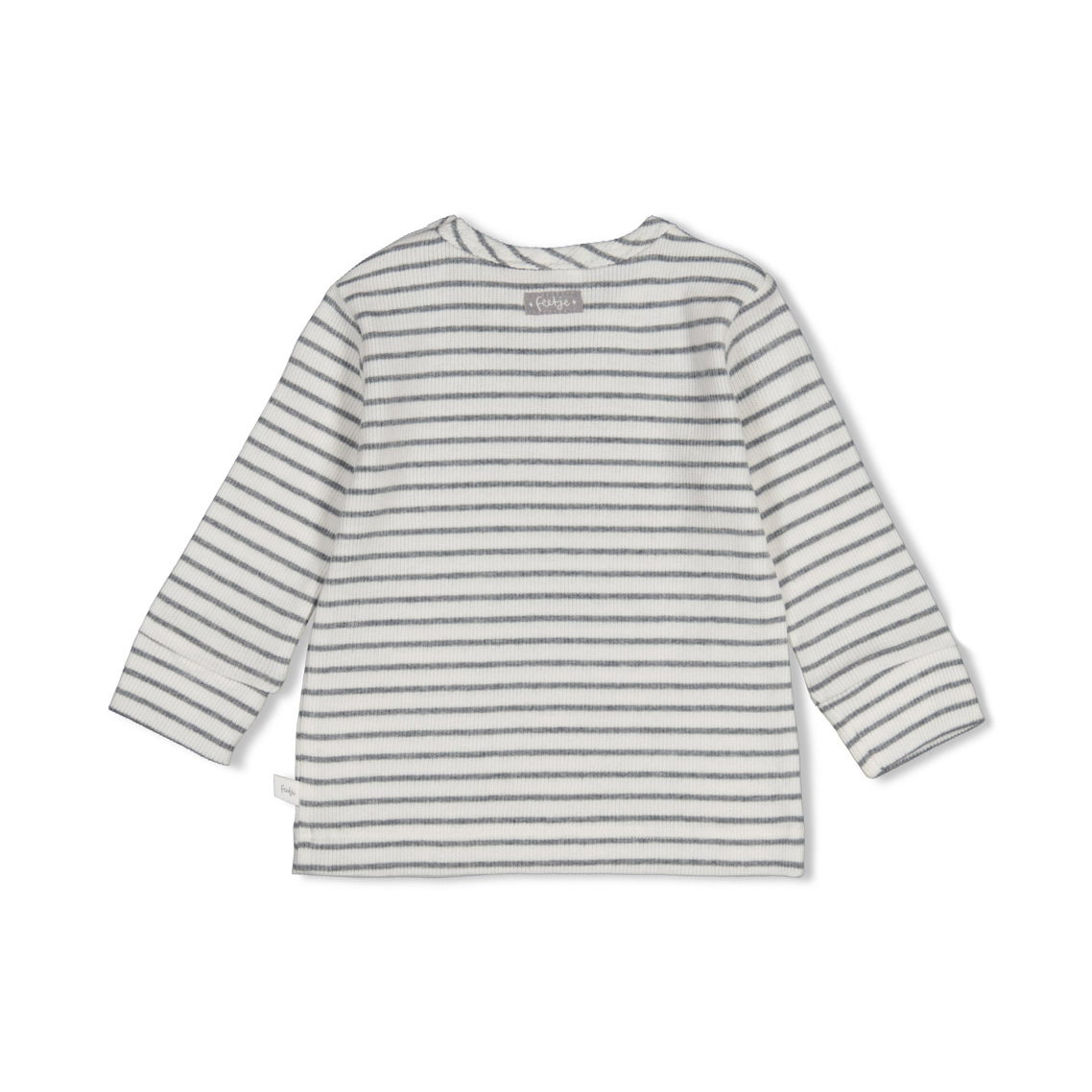 Langarmshirts, FEETJE, Grau – Besonderheit: aus 95% Baumwolle