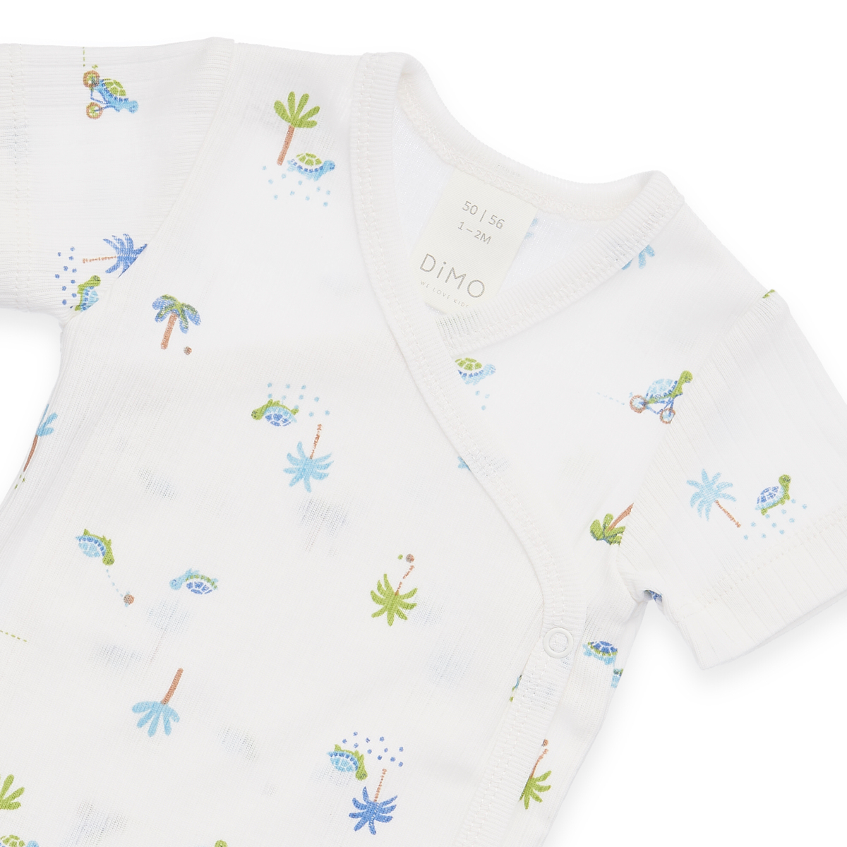 Wickelbodys, DIMO, Weiß – Besonderheit: aus 100% Baumwolle