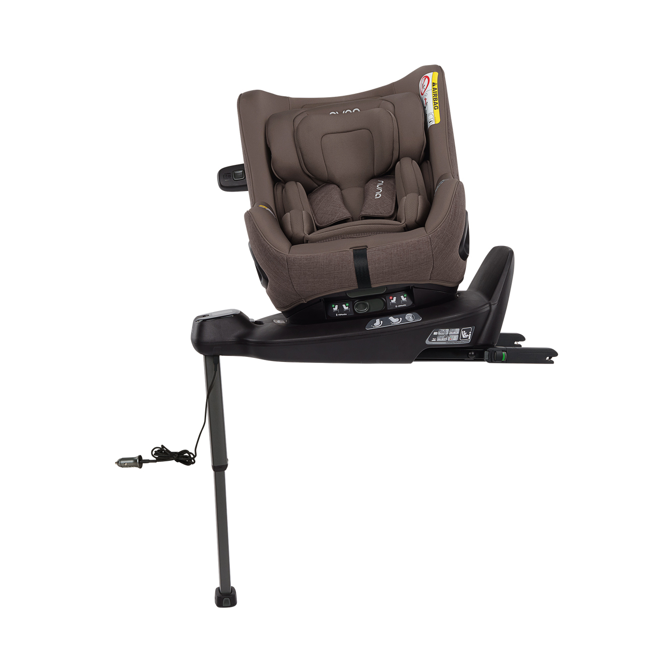 Reboarder 0-18 kg, Gruppe 0+/1, nuna, Beige – Besonderheit: Sitzposition und Luftzirkulation per Fernbedienung einstellen