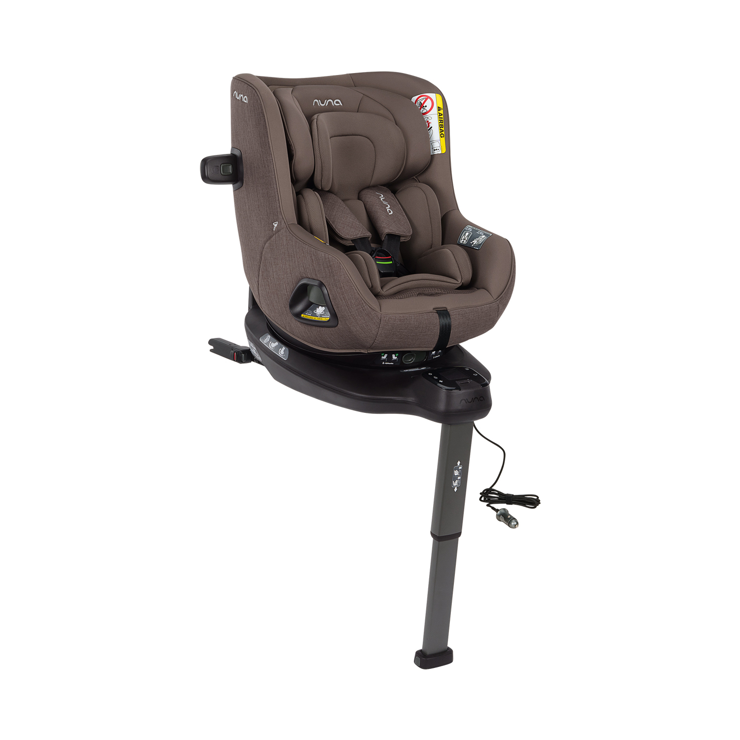 Reboarder 0-18 kg, Gruppe 0+/1, nuna, Beige – Besonderheit: Sitzposition und Luftzirkulation per Fernbedienung einstellen
