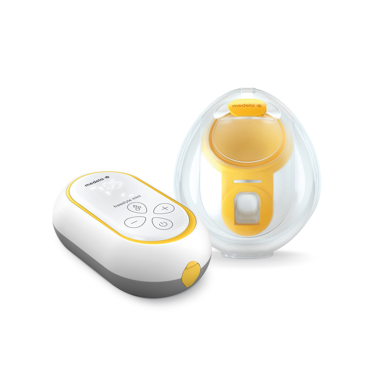 Hands Free Milchpumpen, medela, Transparent – Produktansicht