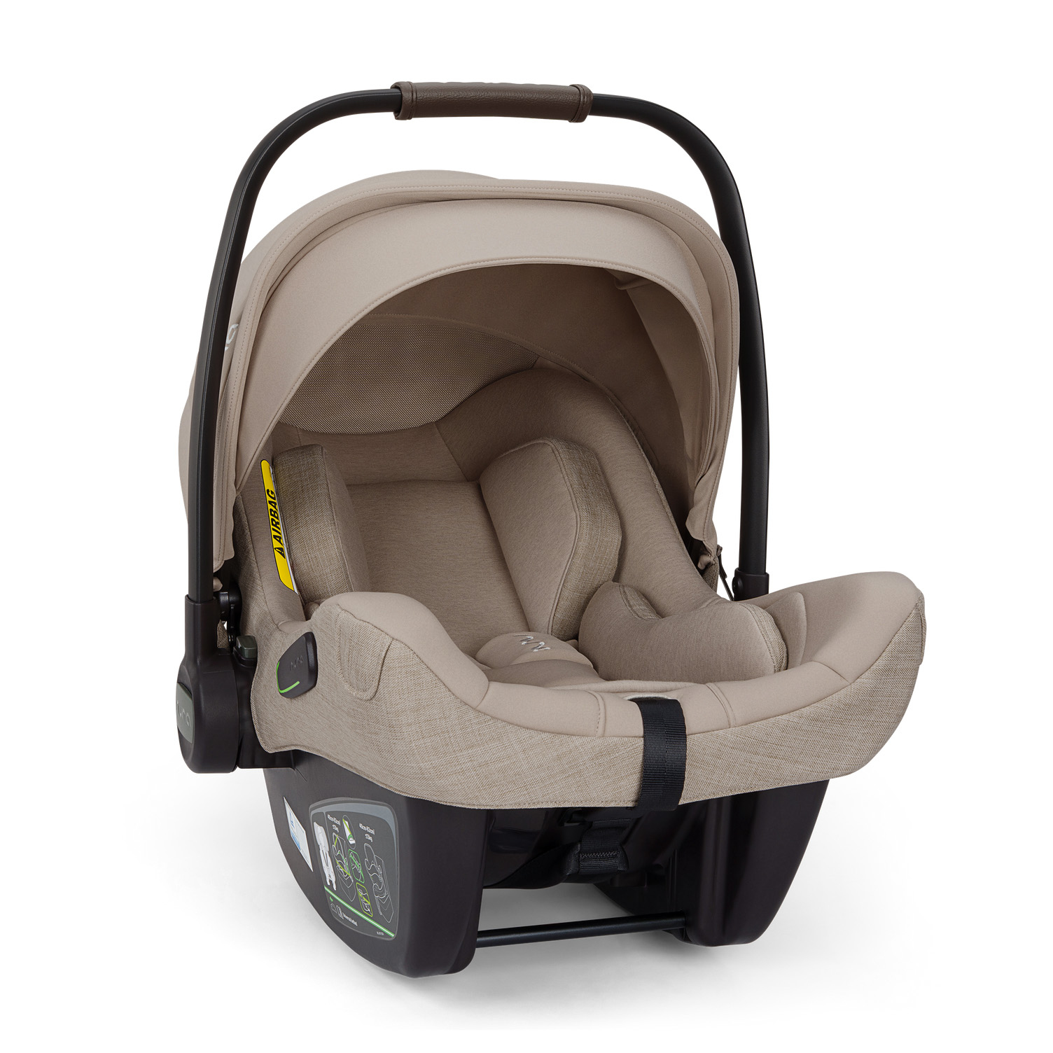 Babyschalen 0-13 kg, Gruppe 0+, nuna, Beige – Besonderheit: Teil des Nuna NEXT Systems™
