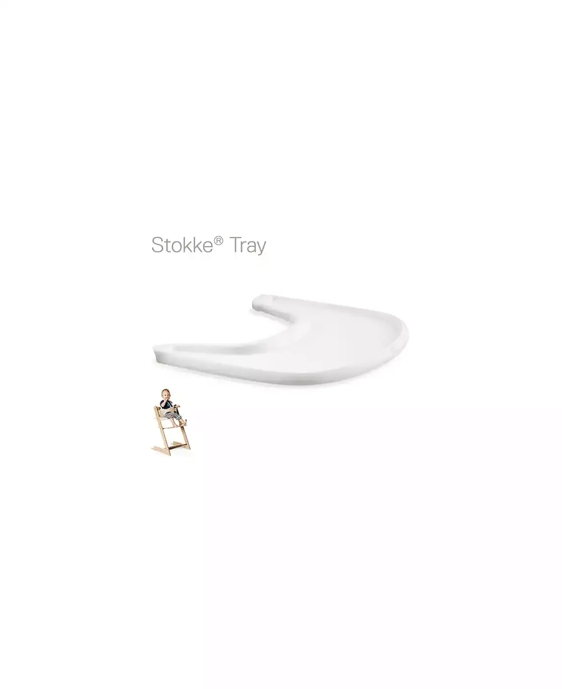Stokke® Tray weiß STOKKE Weiß 2000565601504 2