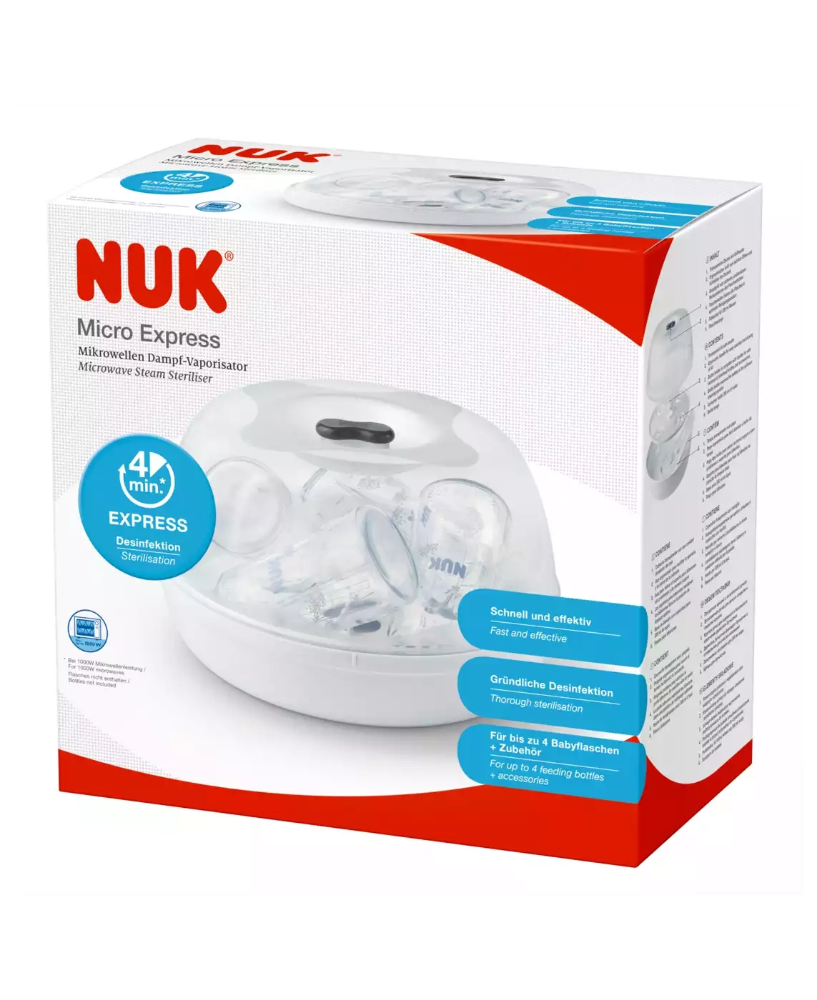 Vaporisatoren, NUK, Weiß – Produktansicht