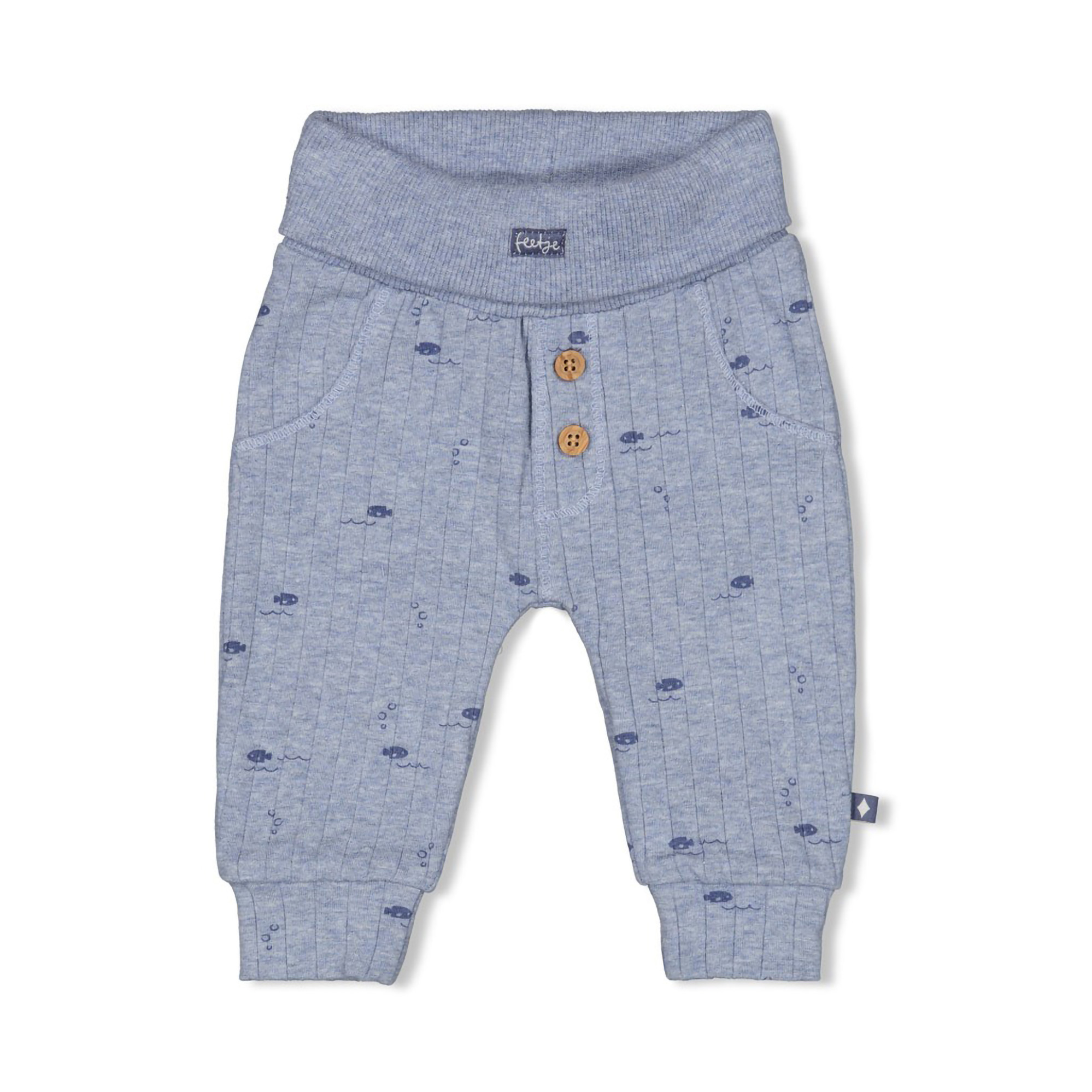 Schlupfhosen, FEETJE, Blau – Besonderheit: aus 95% Baumwolle