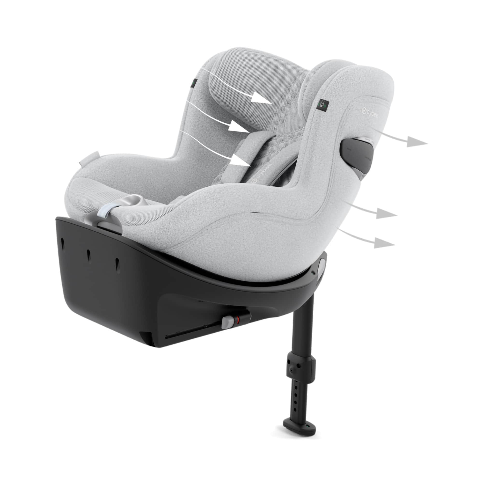 Reboarder 0-18 kg, Gruppe 0+/1, cybex PLATINUM, Weiß – Produktansicht