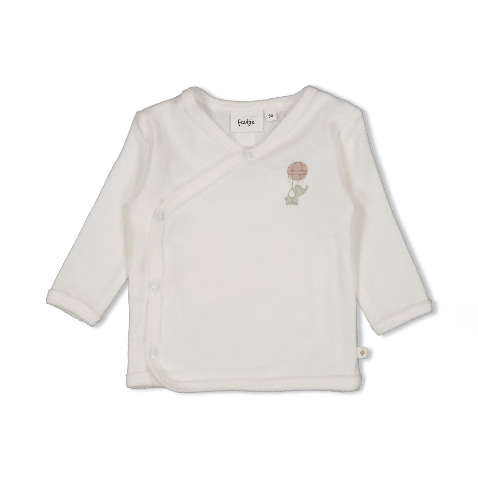 Wickelshirt, FEETJE, Beige – Besonderheit: aus 100% Baumwolle