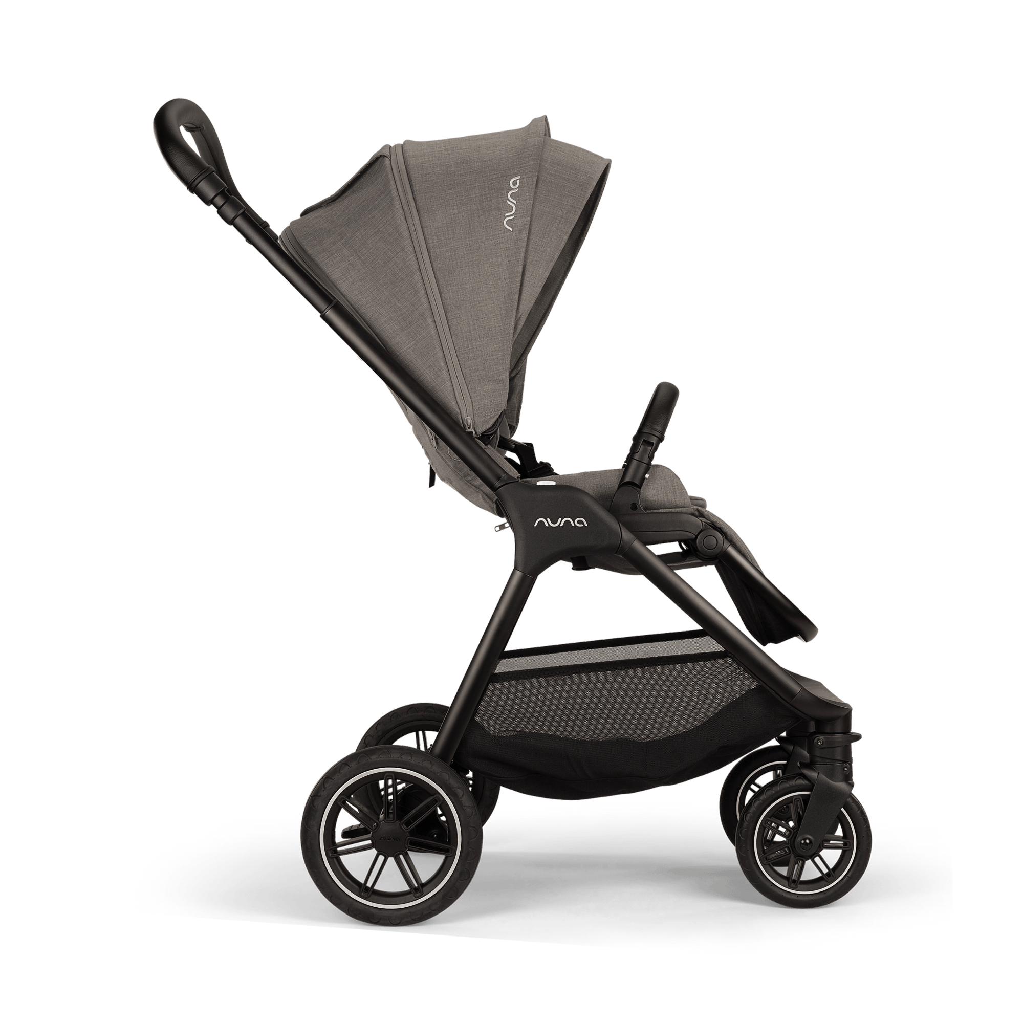 Kombi-Kinderwagen, nuna, Grau – Produktansicht