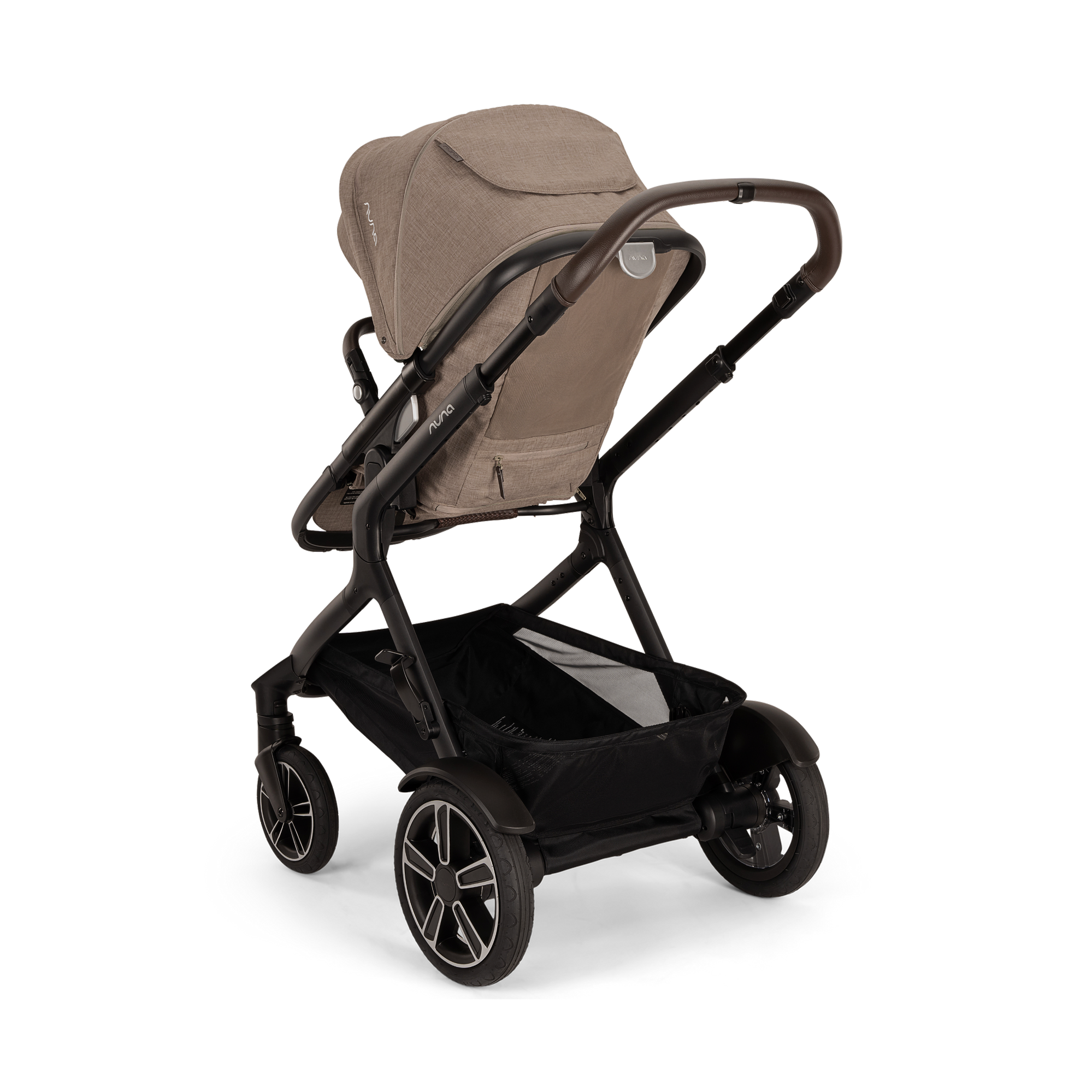 Kombi-Kinderwagen, nuna, Braun – Produktansicht