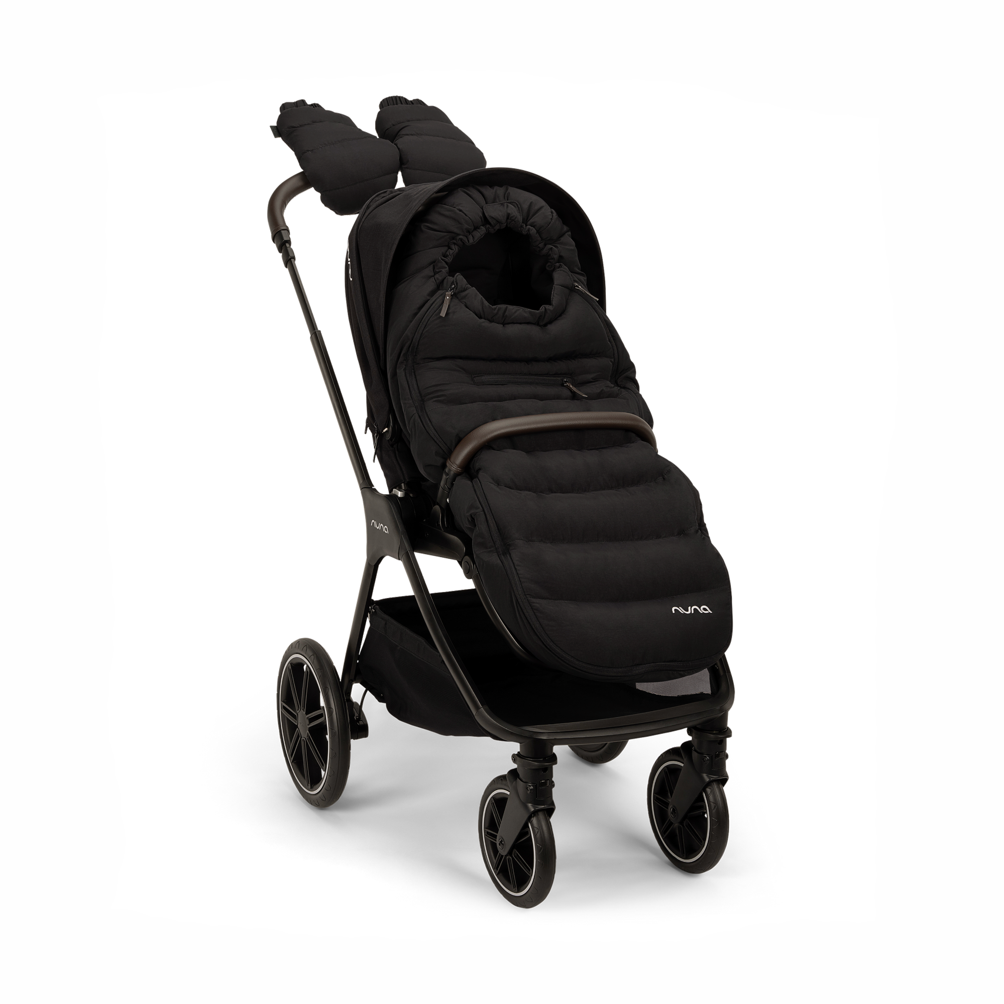 Kombi-Kinderwagen, nuna, Schwarz – Produktansicht