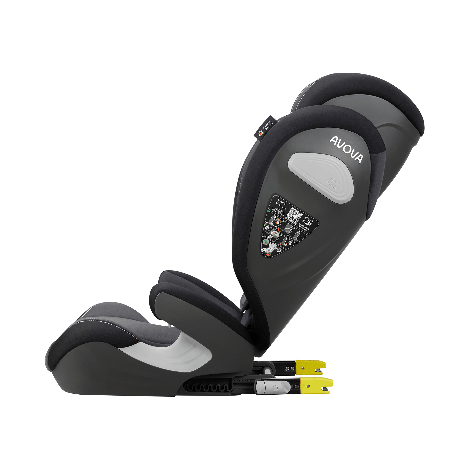 Kindersitze 15-36 kg, Gruppe 2/3, AVOVA, Grau – Produktansicht