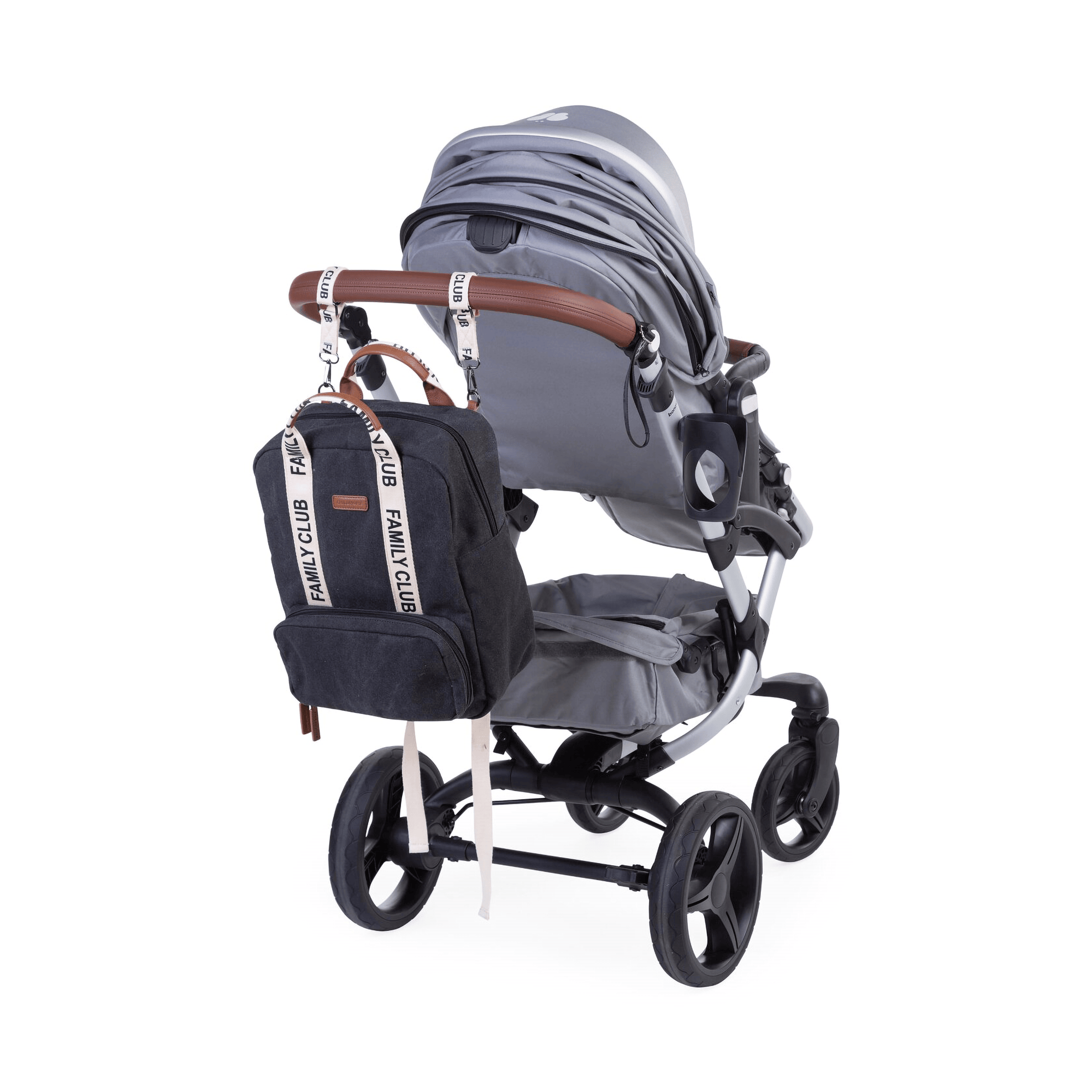 Wickelrucksäcke, CHILDHOME, Schwarz – Produktansicht