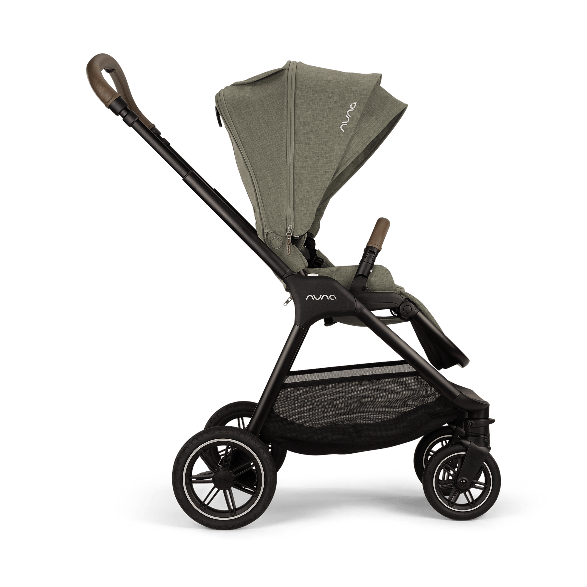 Kombi-Kinderwagen, nuna, Grün – Produktansicht