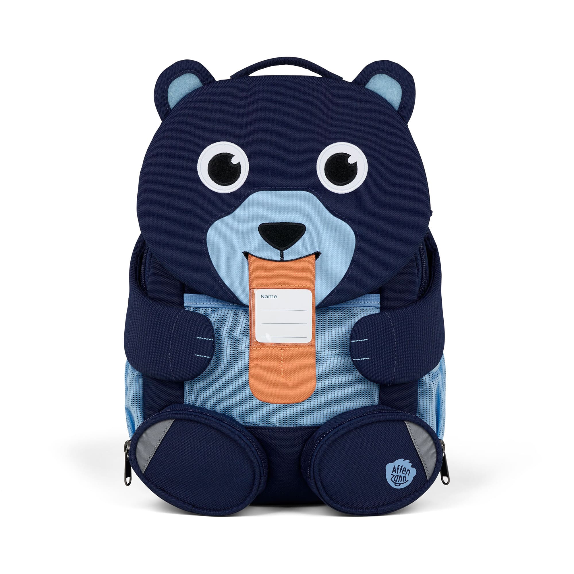 Kinderrucksäcke, Affenzahn, Blau – Produktansicht