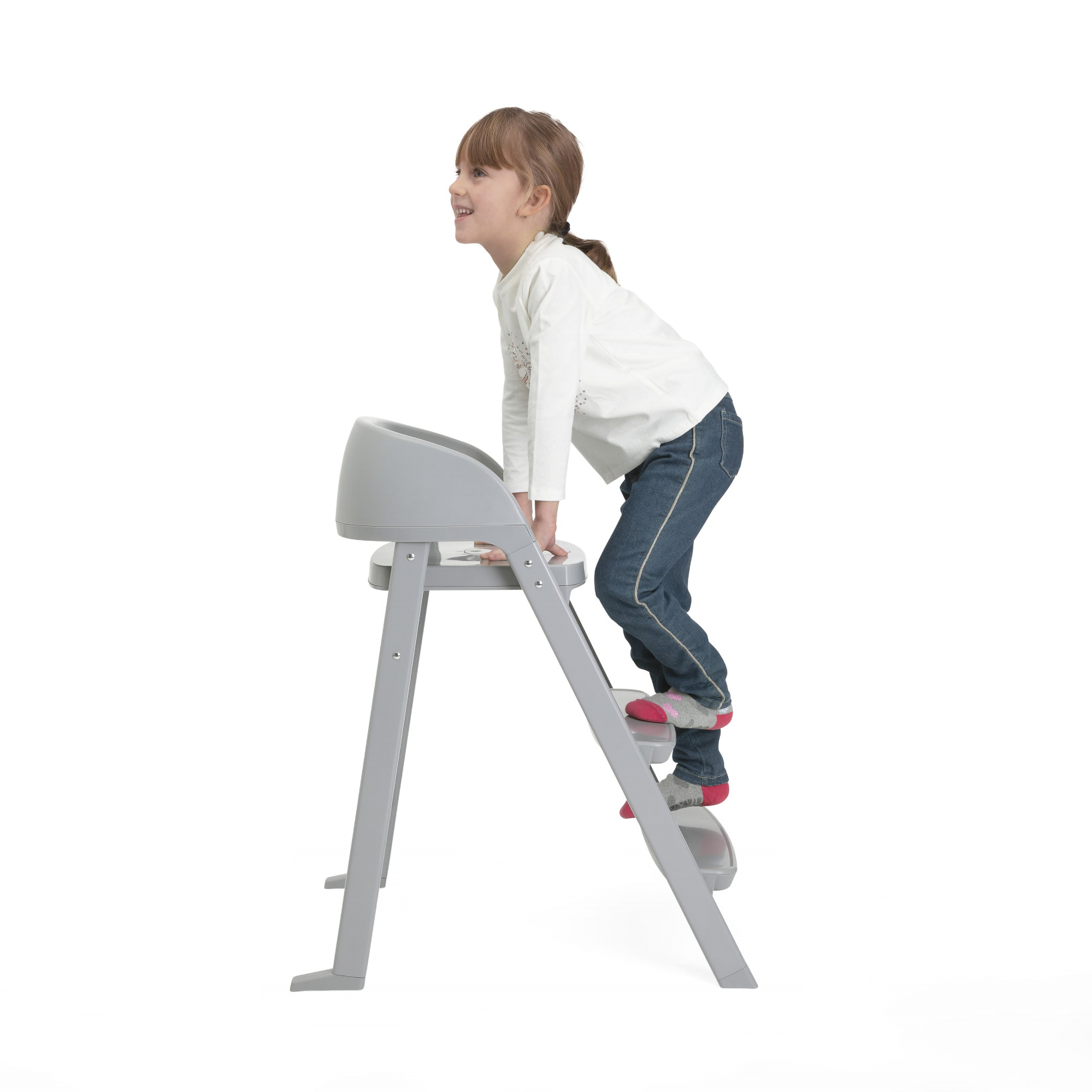 Klapphochstühle, chicco, Grau – Produktansicht