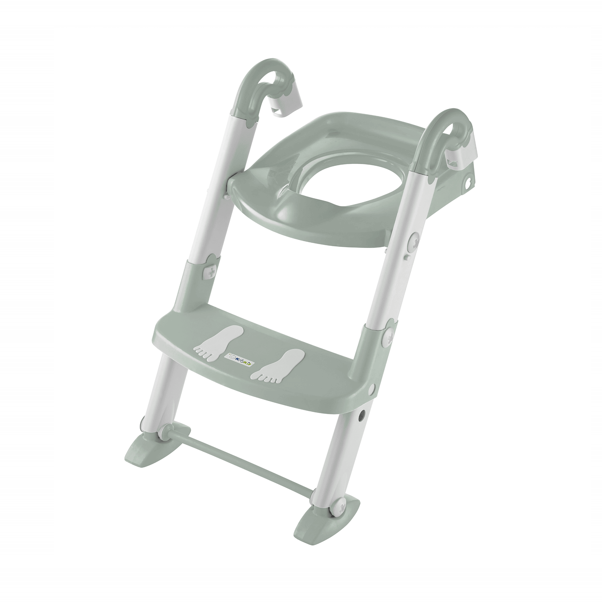 Toilettentrainer mit Treppe, rotho Babydesign, Grün – Produktansicht