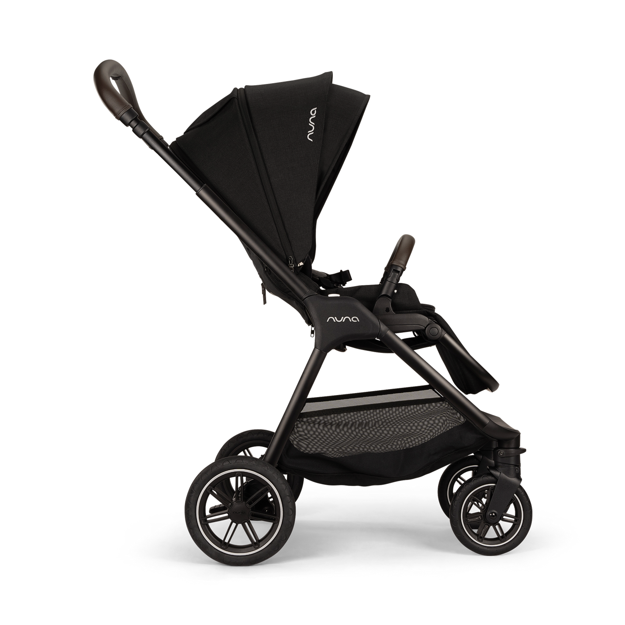 Kombi-Kinderwagen, nuna, Schwarz – Produktansicht