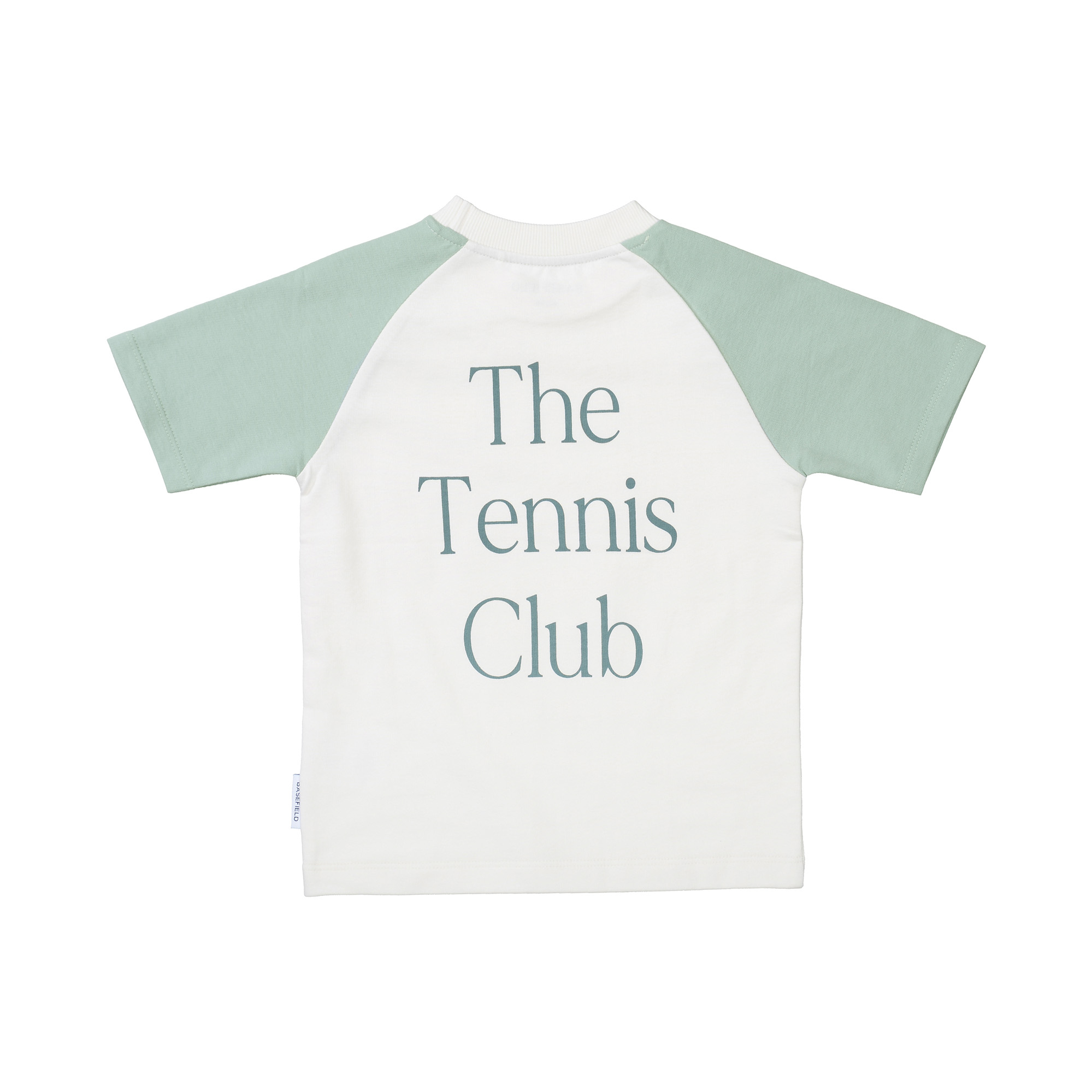 Kurzarmshirts, BASEFIELD, Grün – Besonderheit: aus 100% Baumwolle