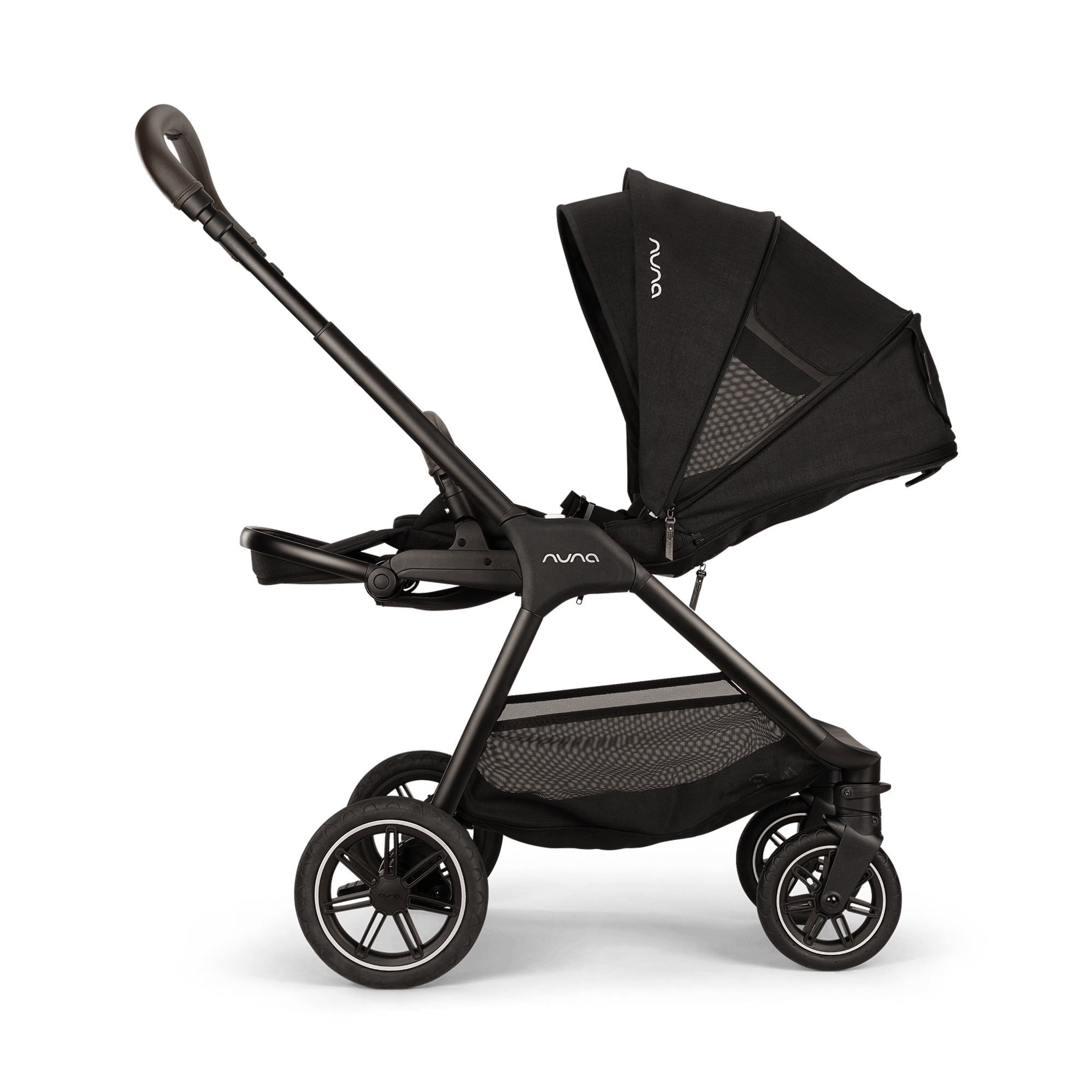 Kombi-Kinderwagen, nuna, Schwarz – Produktansicht