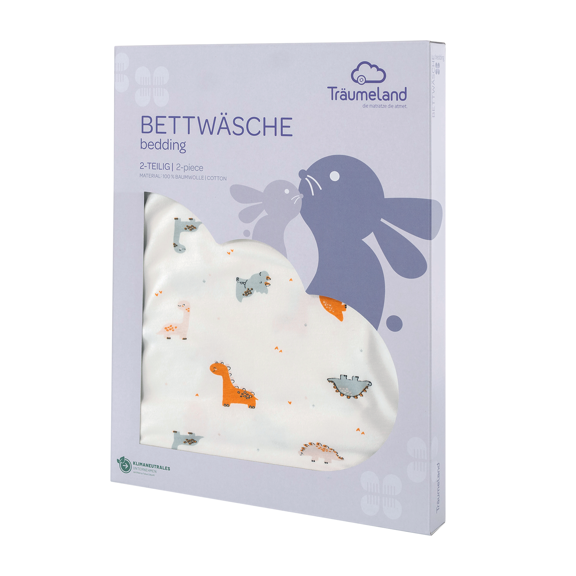 Bettbezüge, Träumeland, Weiß – Produktansicht