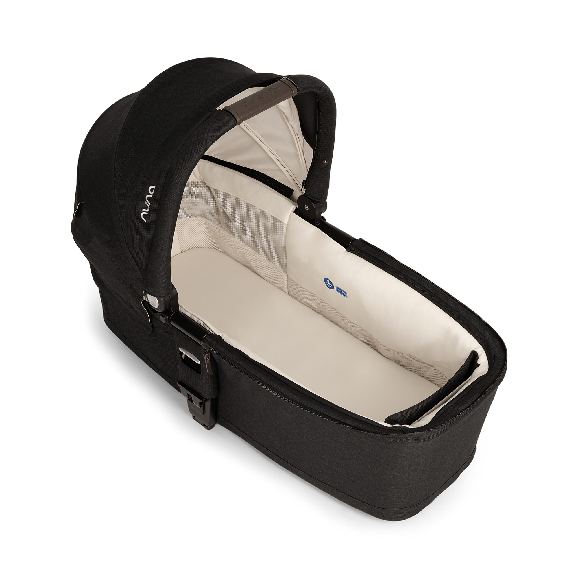 Kombi-Kinderwagen, nuna, Schwarz – Produktansicht
