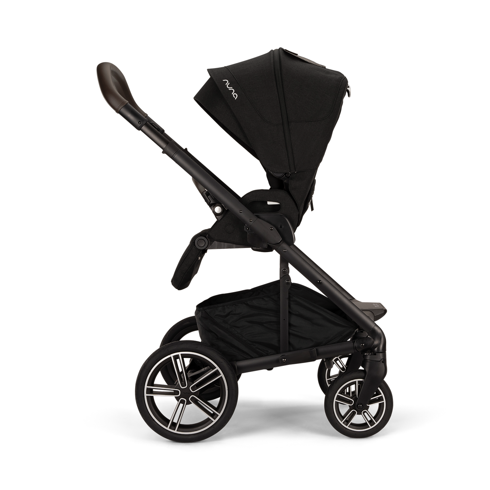 Kombi-Kinderwagen, nuna, Schwarz – Produktansicht
