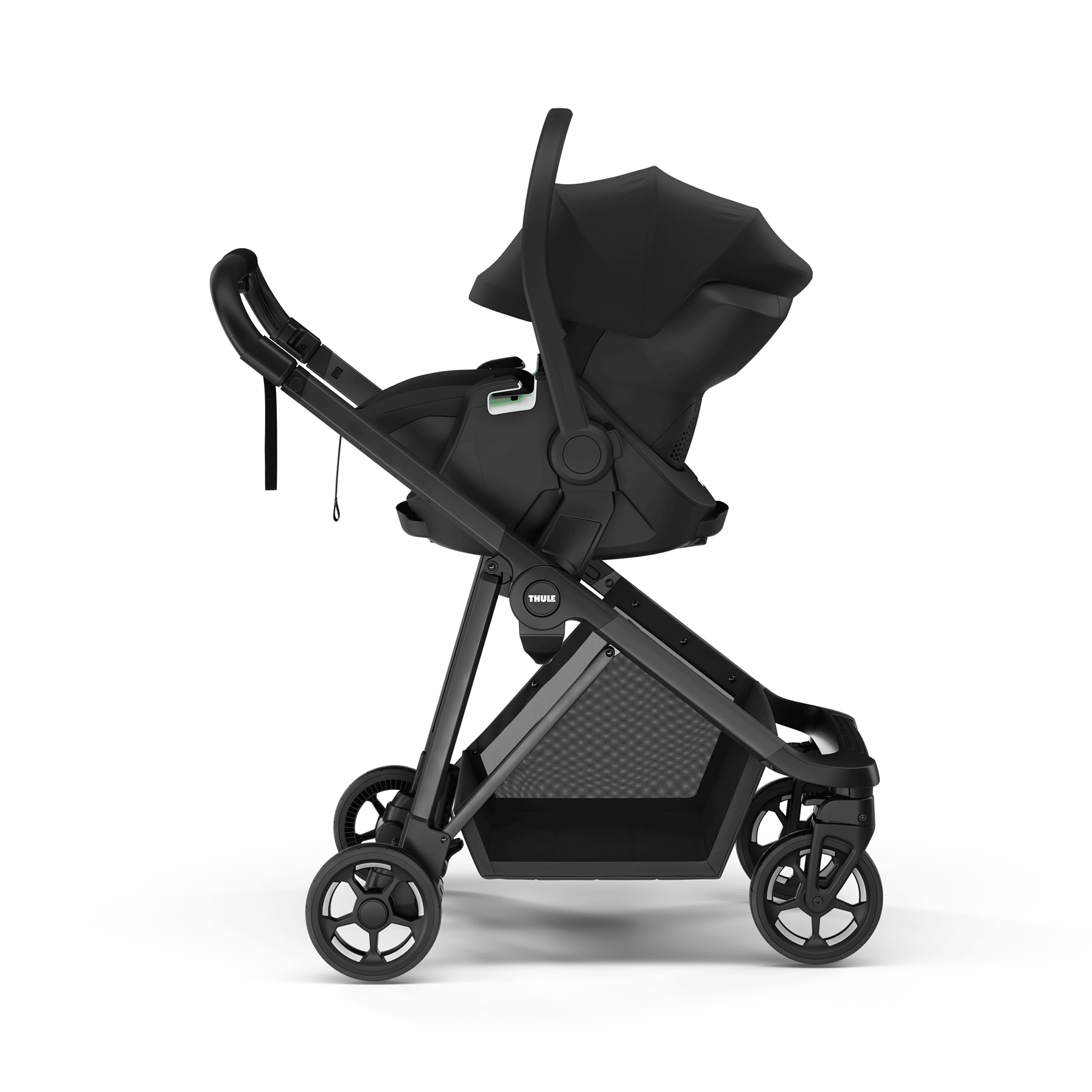 Babyschalen 0-13 kg, Gruppe 0+, THULE, Schwarz – Produktansicht