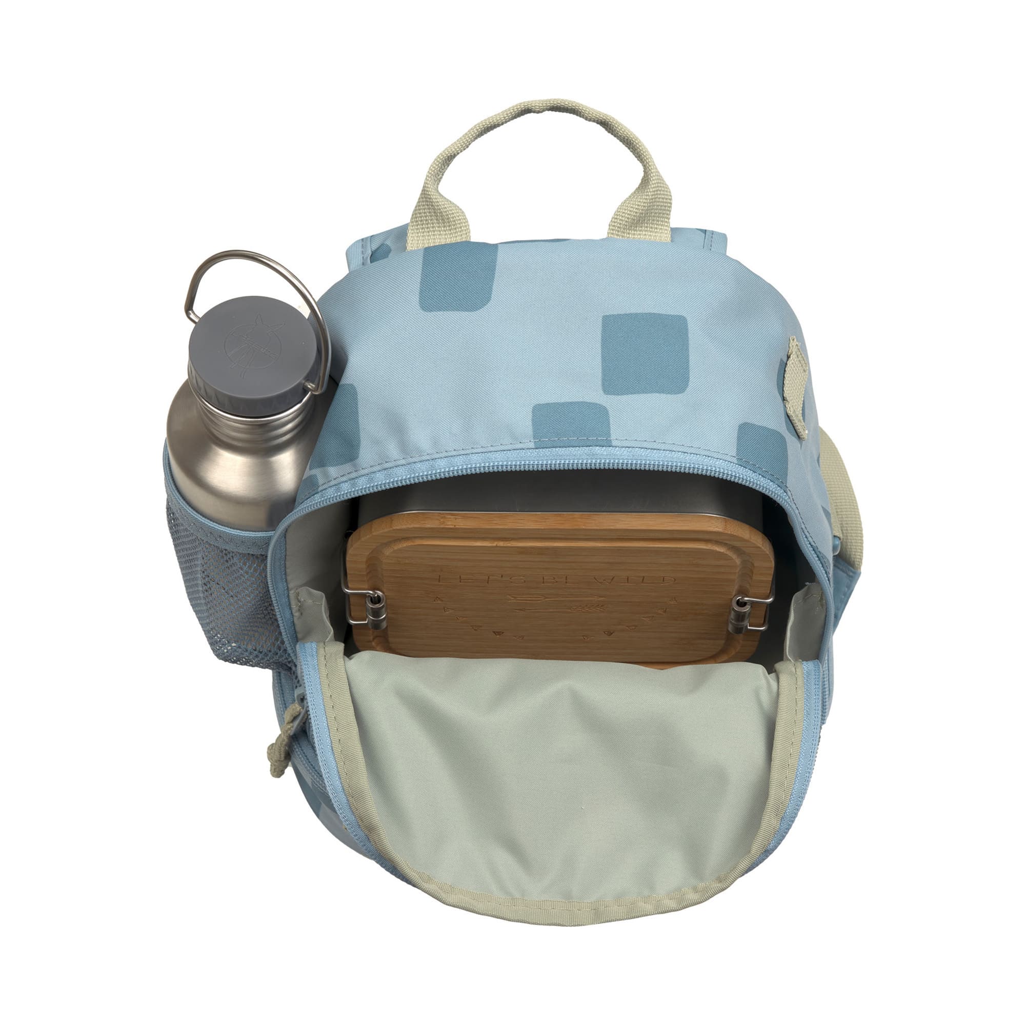 Kinderrucksäcke, LÄSSIG, Blau – Produktansicht