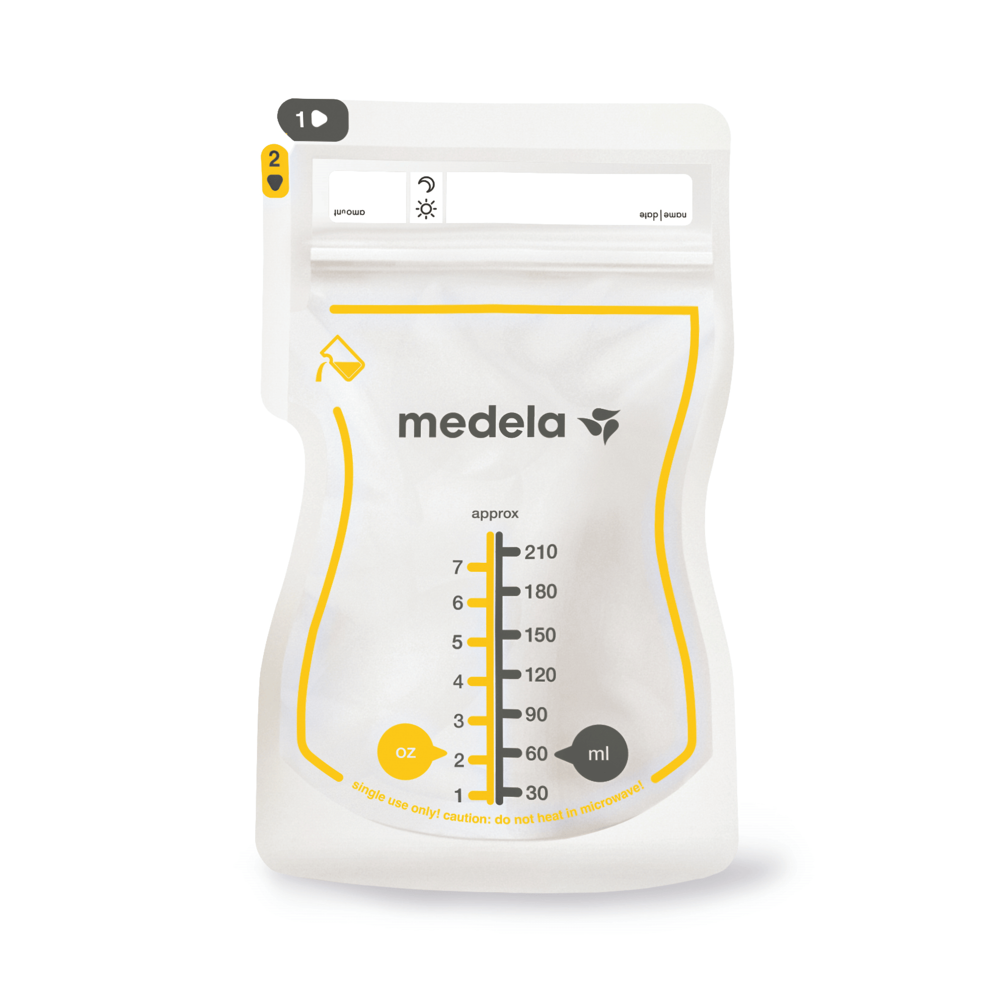 Easy Pour Muttermilchbeutel 25 Stück medela Transparent 2000587335203 1