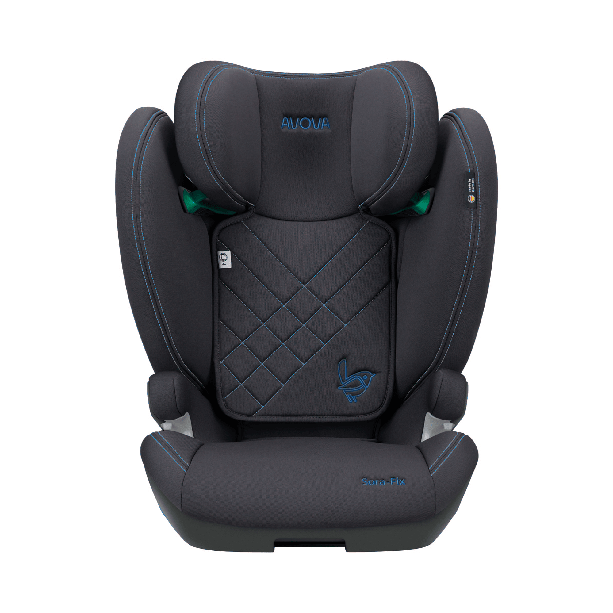 Kindersitze 15-36 kg, Gruppe 2/3, AVOVA, Blau – Produktansicht