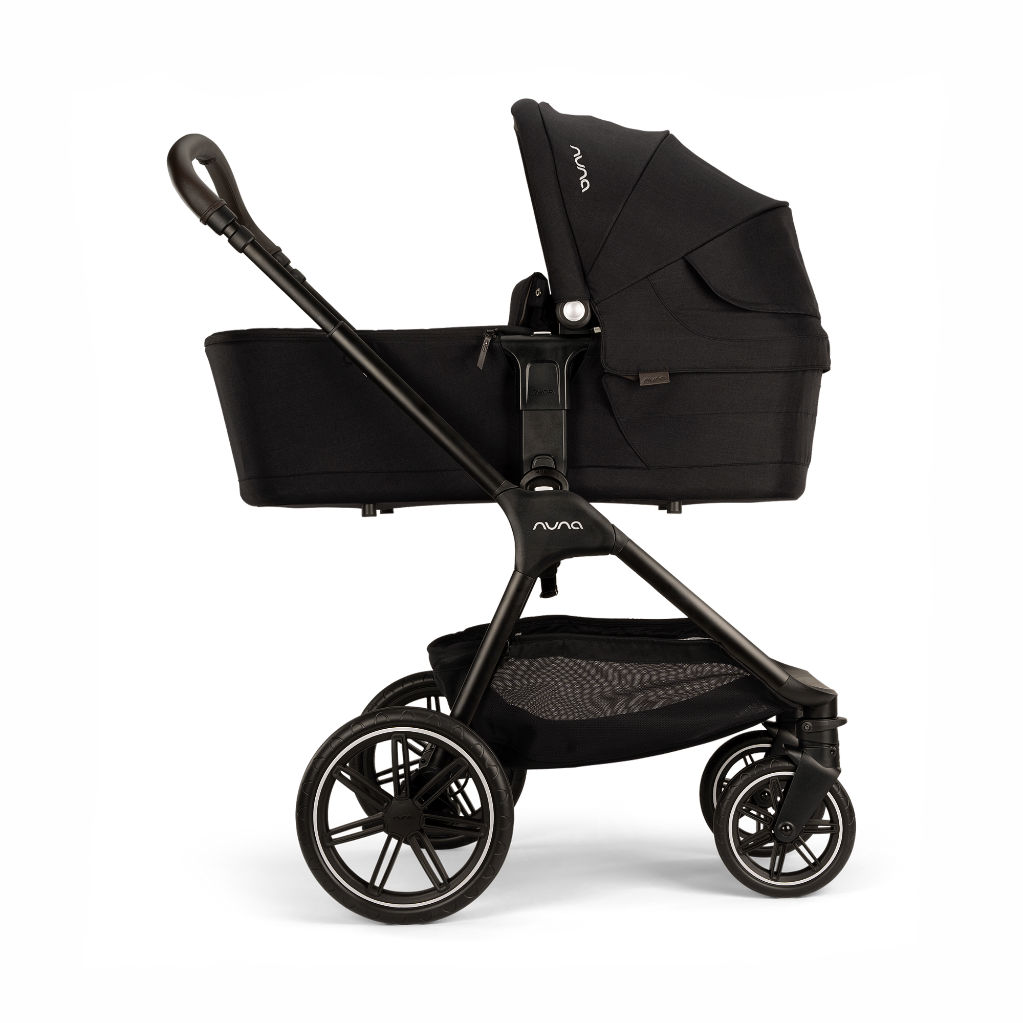 Kombi-Kinderwagen, nuna, Schwarz – Produktansicht