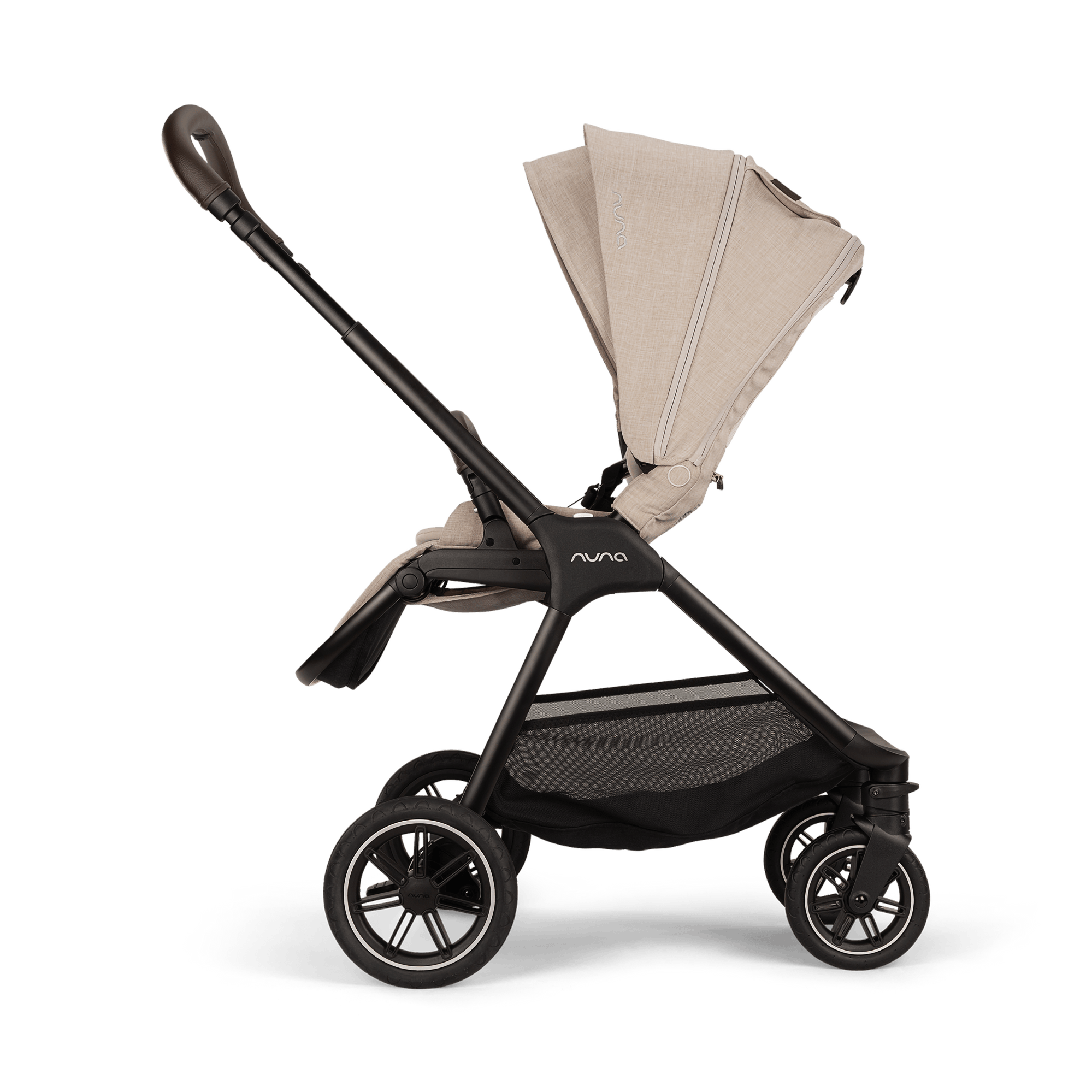 Kombi-Kinderwagen, nuna, Beige – Produktansicht