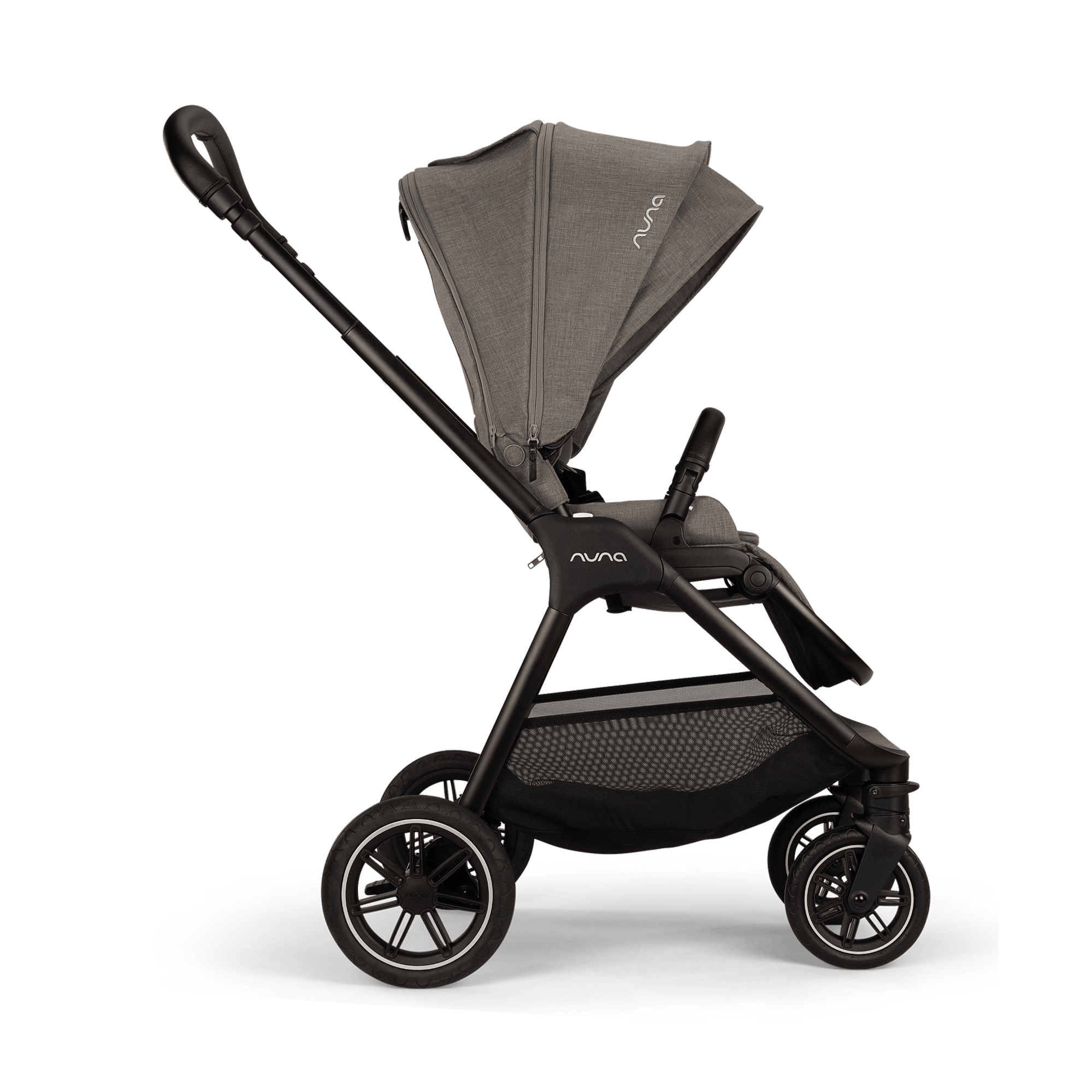 Kombi-Kinderwagen, nuna, Grau – Produktansicht