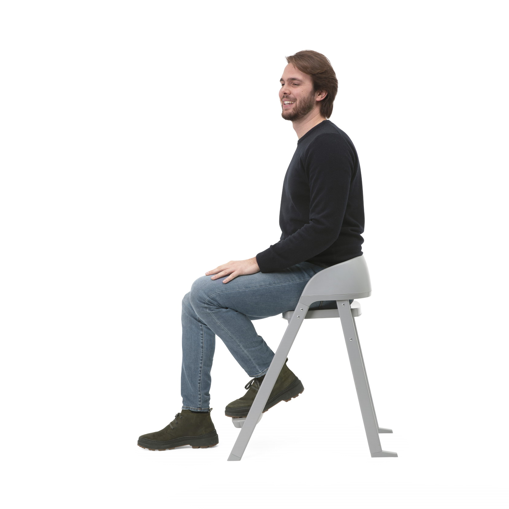 Klapphochstühle, chicco, Grau – Produktansicht