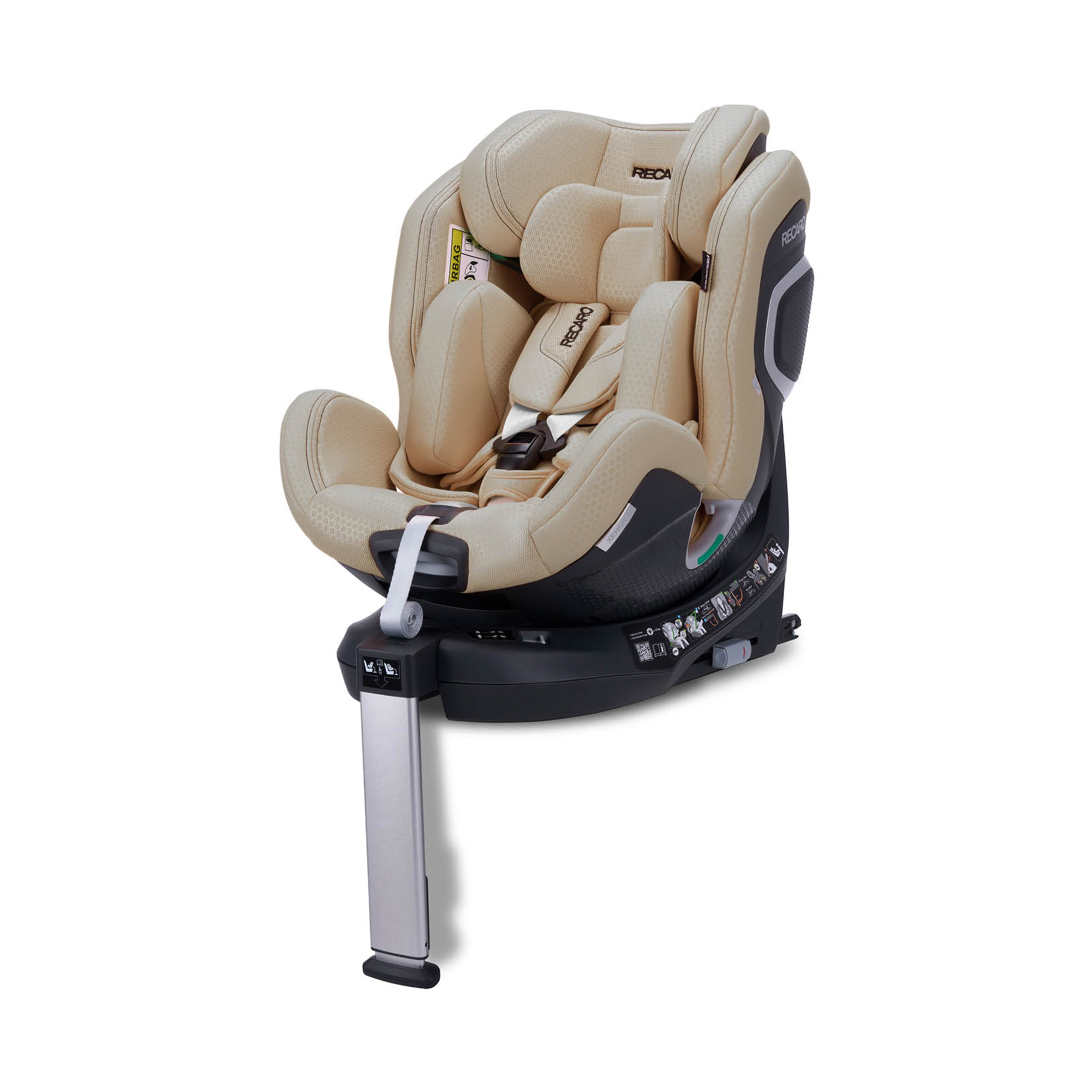 Reboarder 0-18 kg, Gruppe 0+/1, RECARO, Beige – Produktansicht