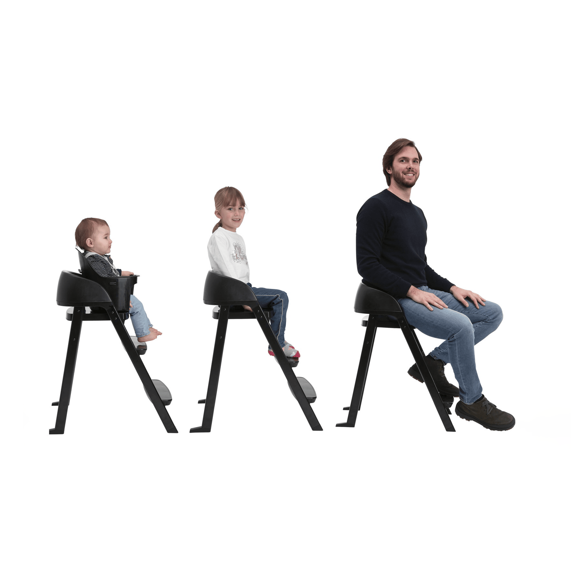 Klapphochstühle, chicco, Grau – Produktansicht
