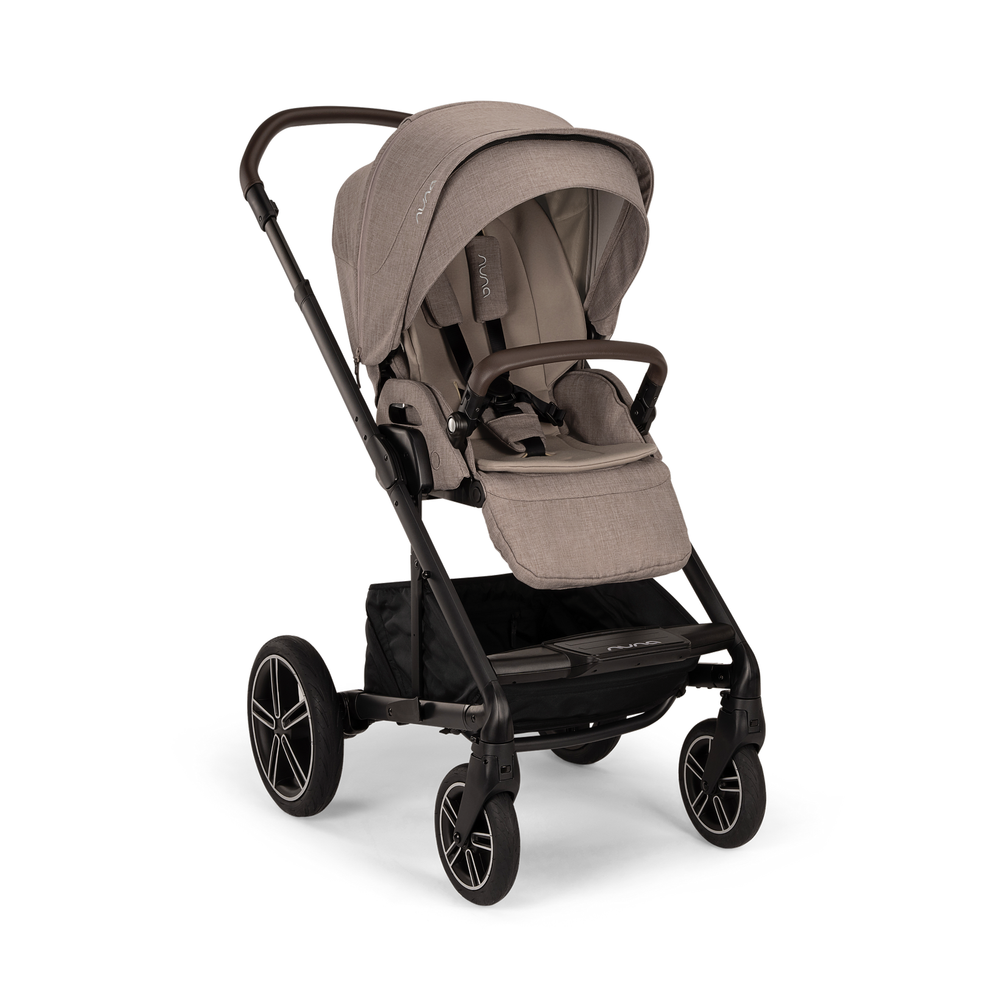Kombi-Kinderwagen, nuna, Braun – Produktansicht