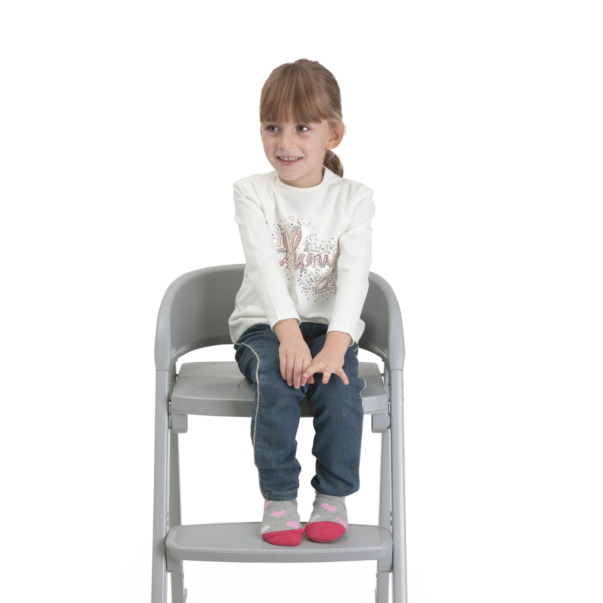Klapphochstühle, chicco, Grau – Produktansicht