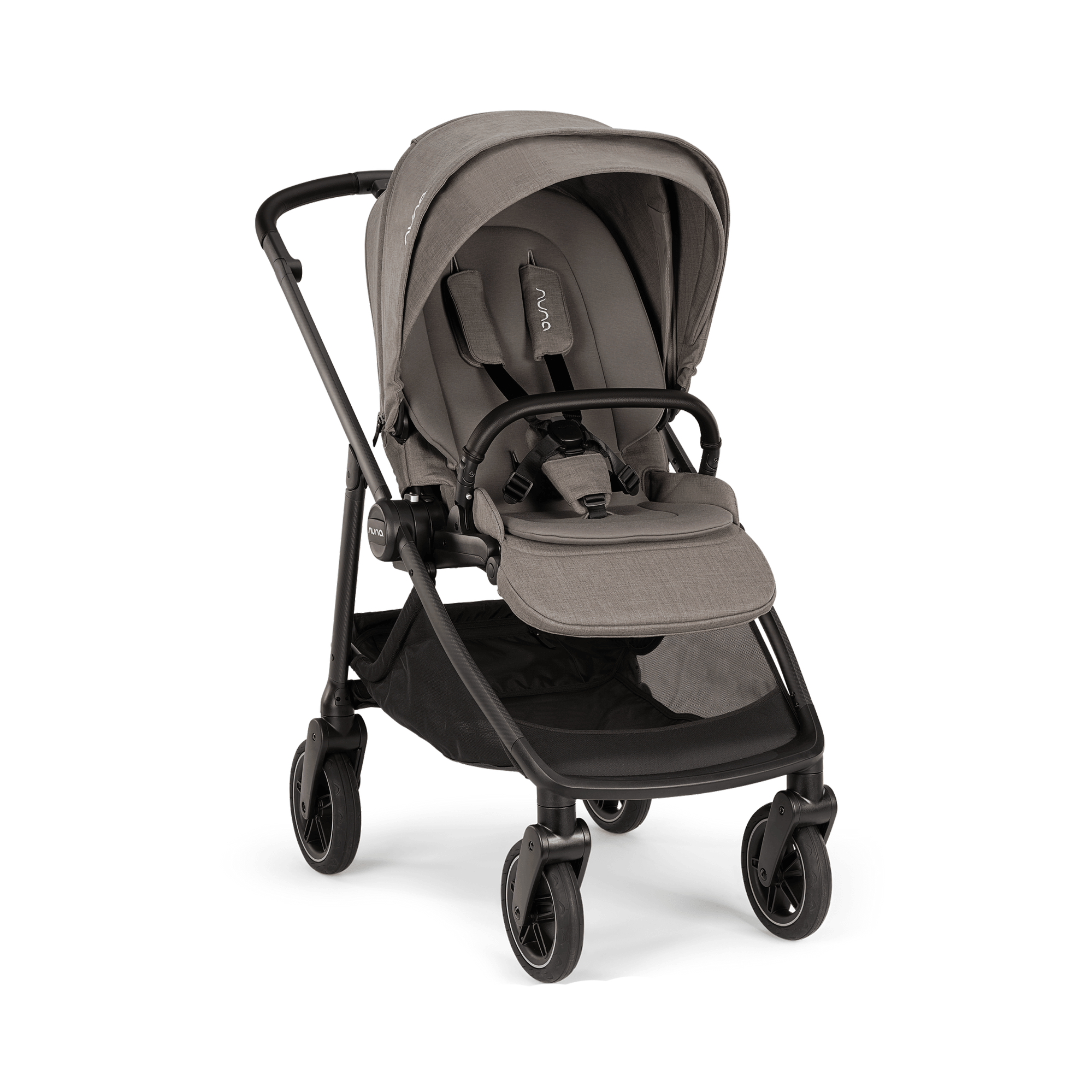 Kombi-Kinderwagen, nuna, Grau – Produktansicht